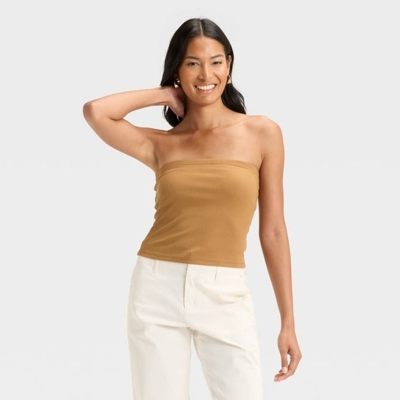 a new day Tops - Women's Tube Top - A New Day Brown XS